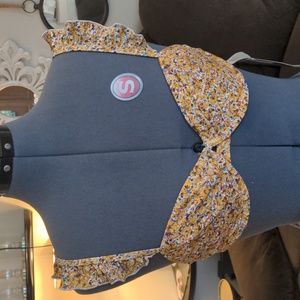 Abercrombie and Fitch floral bikini